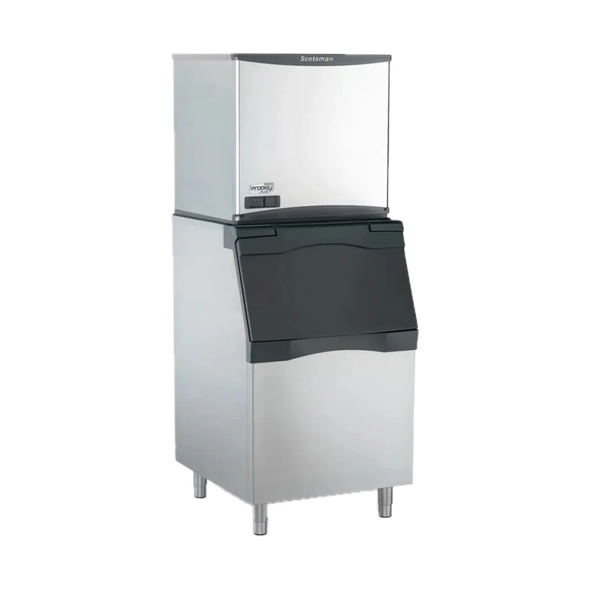 Scotsman NS0622WX-1/B530S/KBT27 Water Cooled Nugget 715 lb Ice Machine with Bin, 536 lb Stainless