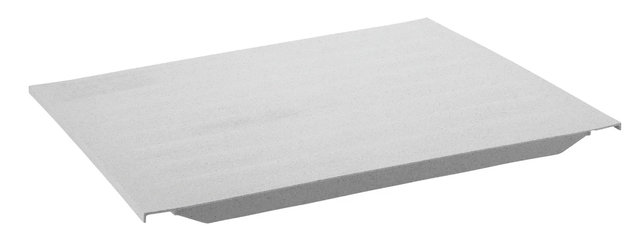 Cambro CS2118S480 Camshelving Shelf Plate, 21''W x 18''D, Solid Polypropylene, Speckled Gray, NSF Listed, Camguard Antimicrobial