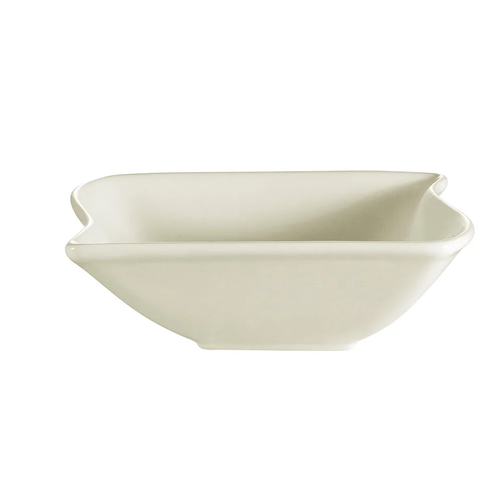 CAC China SOH-78 Soho Bowl 48 oz 1½ qt Square Ceramic White 8½" × 8½" × 3" Dishwasher Safe - Dozen