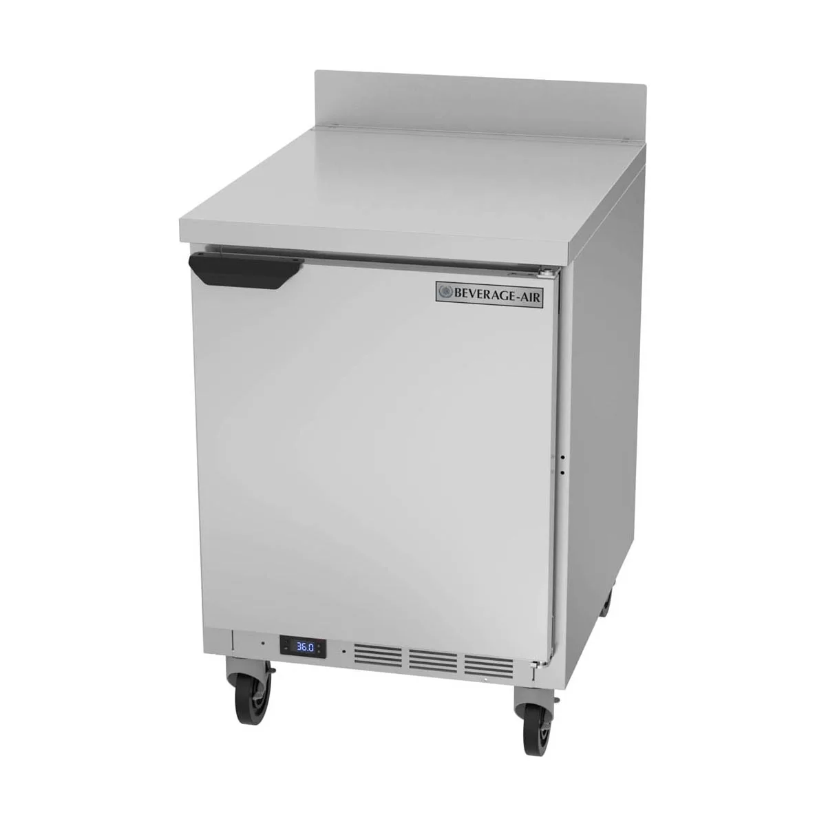 Beverage Air WTR24AHC-FIP 24" 1-Section Worktop Refrigerator w/ 1 Door, 5.16 cu. ft.