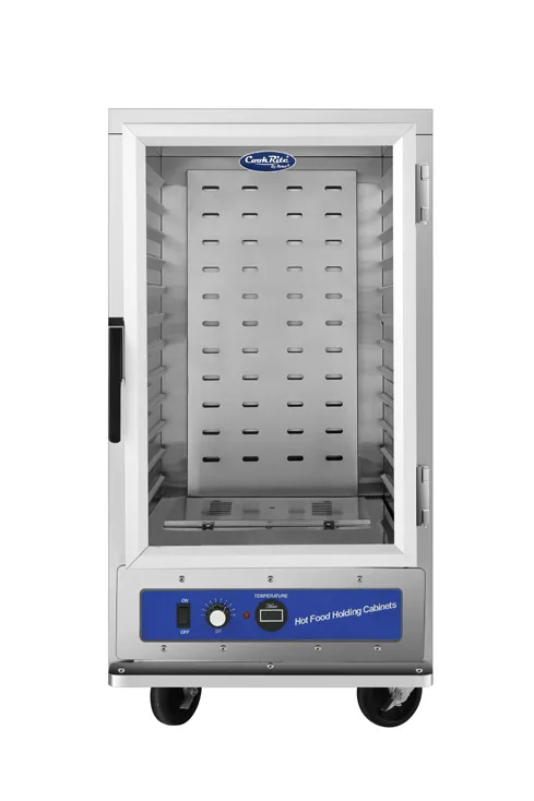 Atosa USA ATWC-12 1-Section 1-Door Clear Heated Holding Cabinet, 12 Pan 18x26 Capacity, Stainless Steel, 42.75"H
