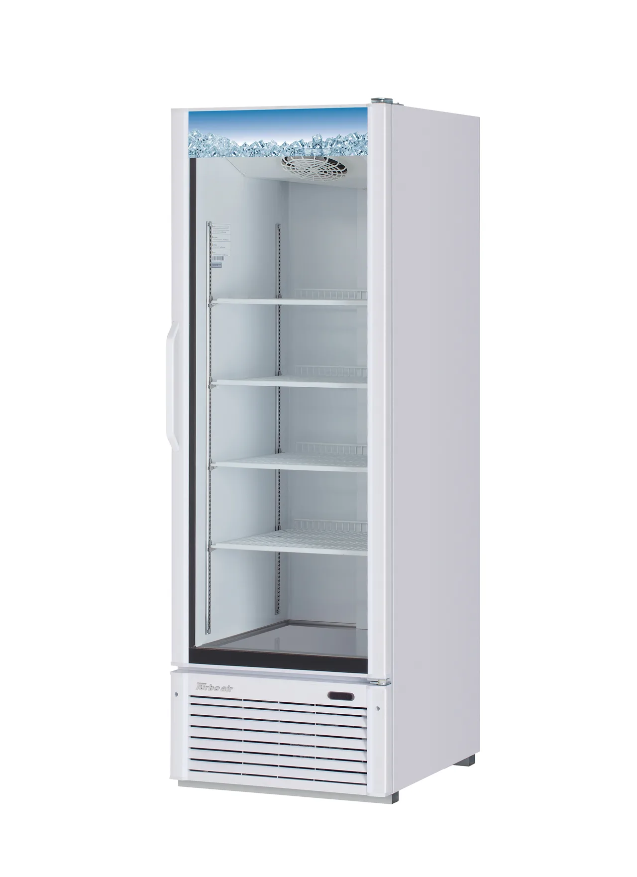Turbo Air TGM-23W-N6 26-3/8" 1-Section Glass Door Merchandiser Refrigerator, 18.9 cu.ft., White