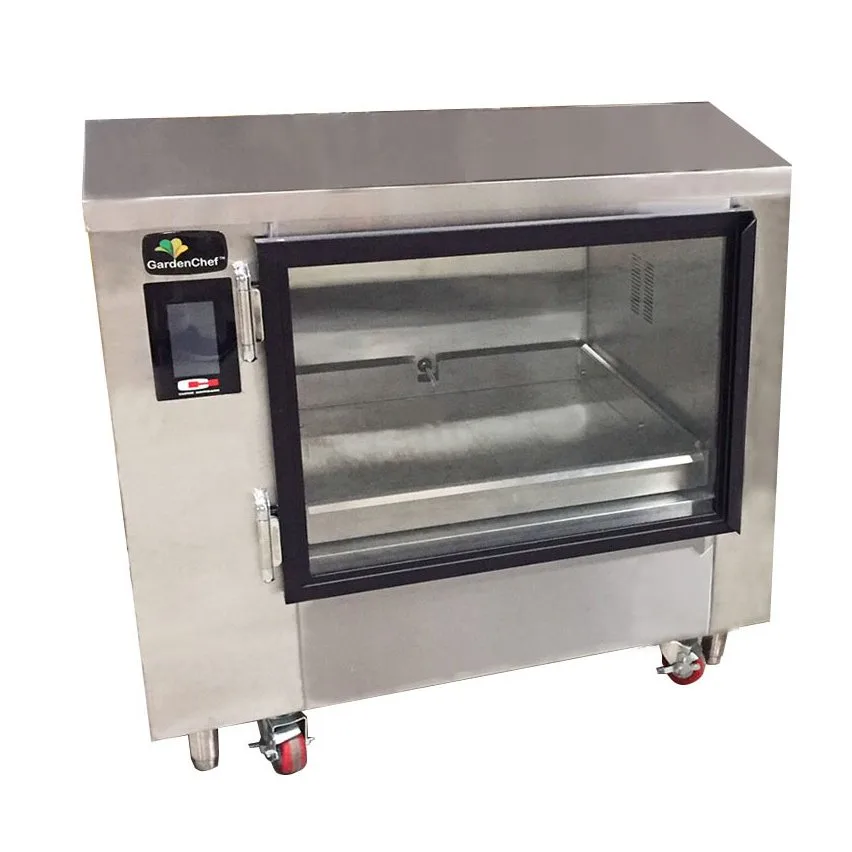 Carter-Hoffmann GC11 Gardenchef Herb & Microgreen Growing Cabinet, 1-Door, Stainless Steel, Touchscreen Controls, 120V