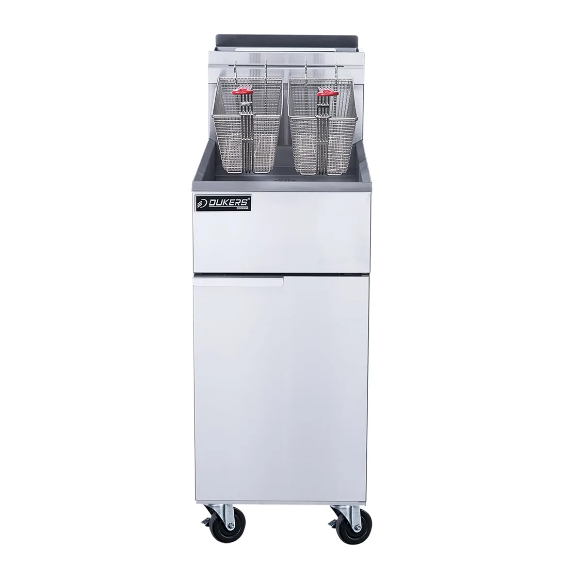 Dukers DCF4-LPG Gas Fryer - (1) 50 lb Vat, Floor Model, Liquid Propane