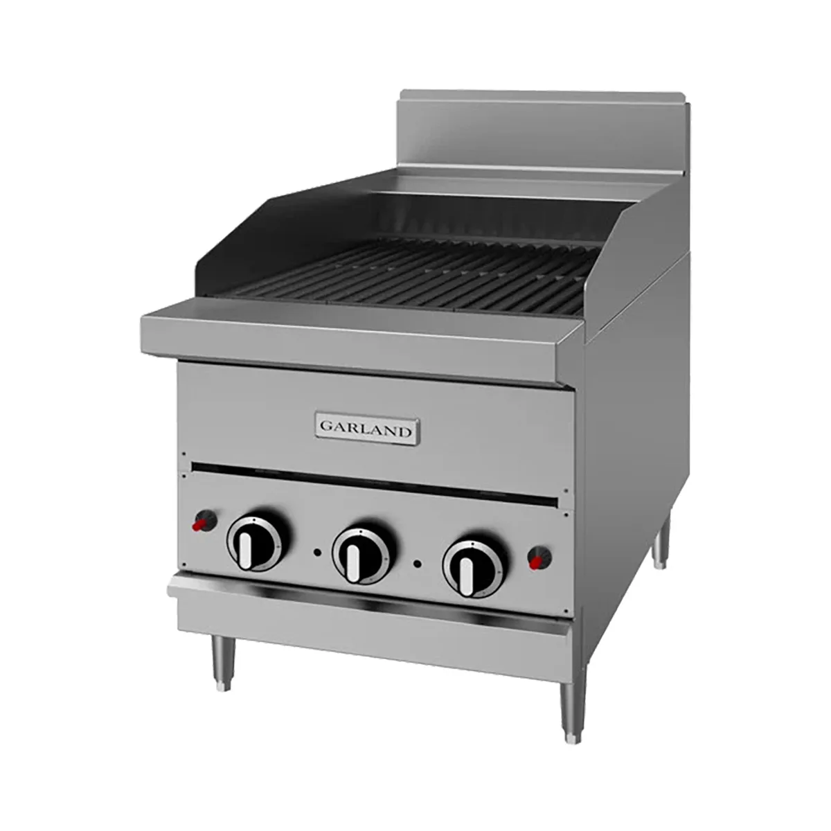Garland US Range G18-BRL 18" Countertop Gas Ceramic Briquette Charbroiler, 45.000 BTU