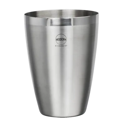 Steelite 5800M411 Cocktail Shaker Cup, 18.75 oz Capacity, 3.5"×4.75" Stainless Steel, Shaker Only