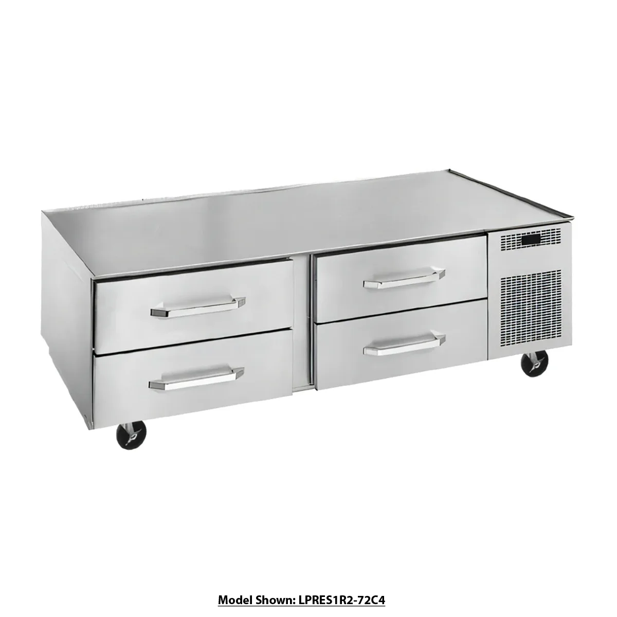Randell LPRES1R3-105C4 105" 6 Drawers Refrigerated Chef Base w/ Marine Edge, Self-Contained
