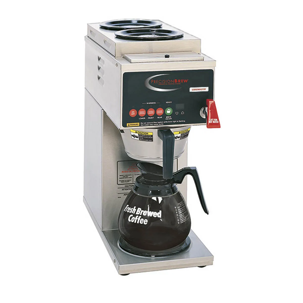 GRINDMASTER B-3-120V Automatic Fill Coffee Brewer for Decanters With Hot Water Faucet, Single
