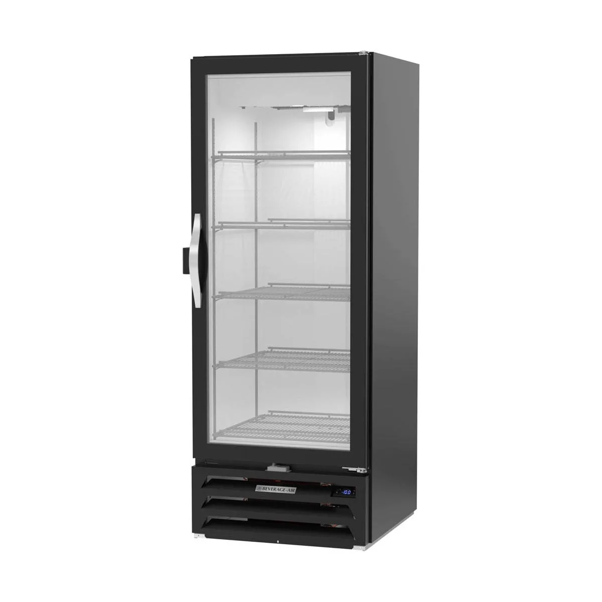 Beverage Air MMF12HC-1-B-IQ 25" 1 Glass Door Merchandiser Freezer in Black, 11.9 cu. ft.