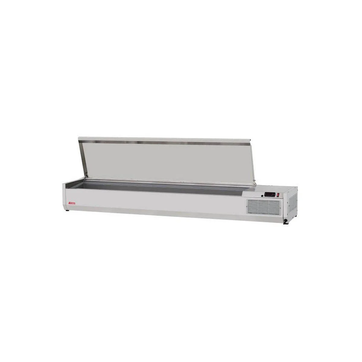 Turbo Air CTST-1800-13-N 70" E-Line Countertop Salad Table, 8 Pan Capacity