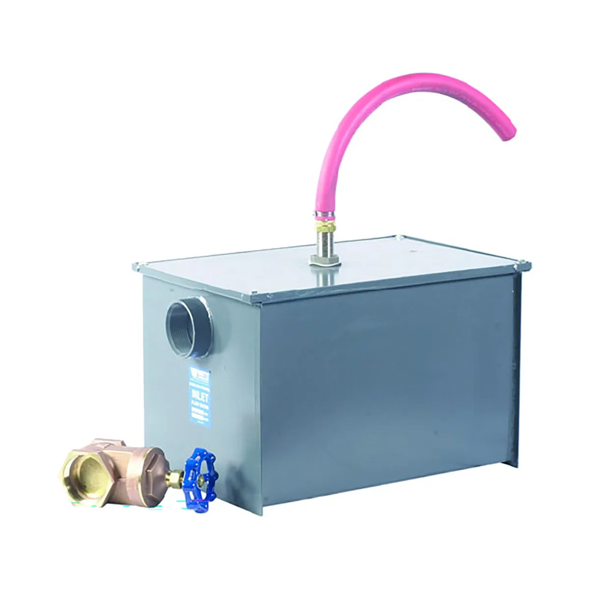 Dormont WD-50-A Watts Grease Interceptor, Semi-Automatic Draw-Off - 2" FPT / 100 lbs Cap. - 50 GPM