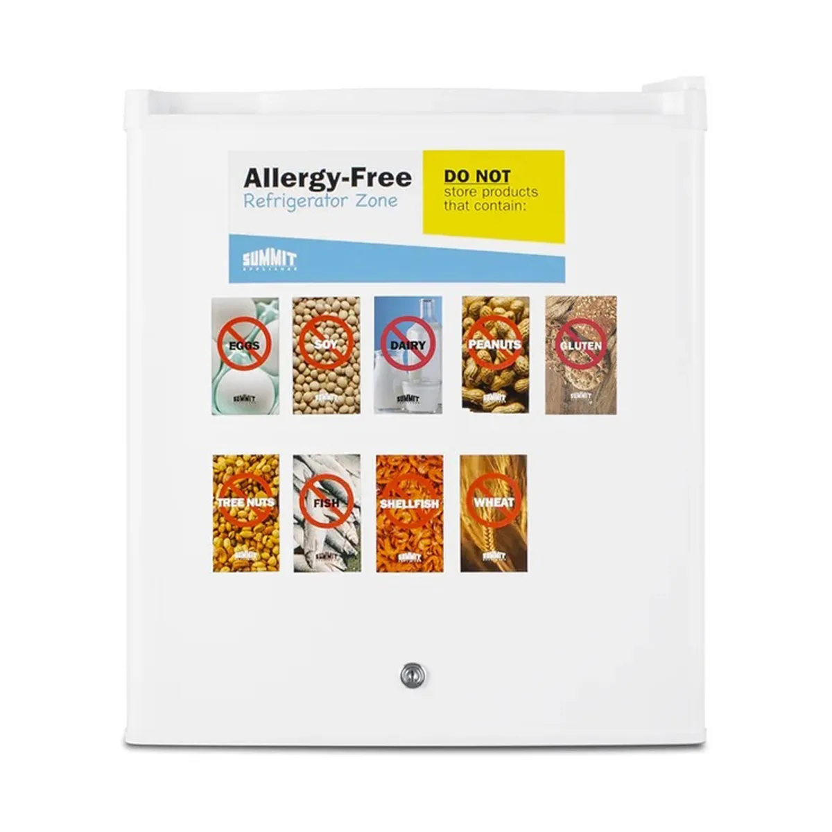 Summit AZAR27W 19" Freestanding Compact Commercially Refrigerator in White, 1.7 cu ft