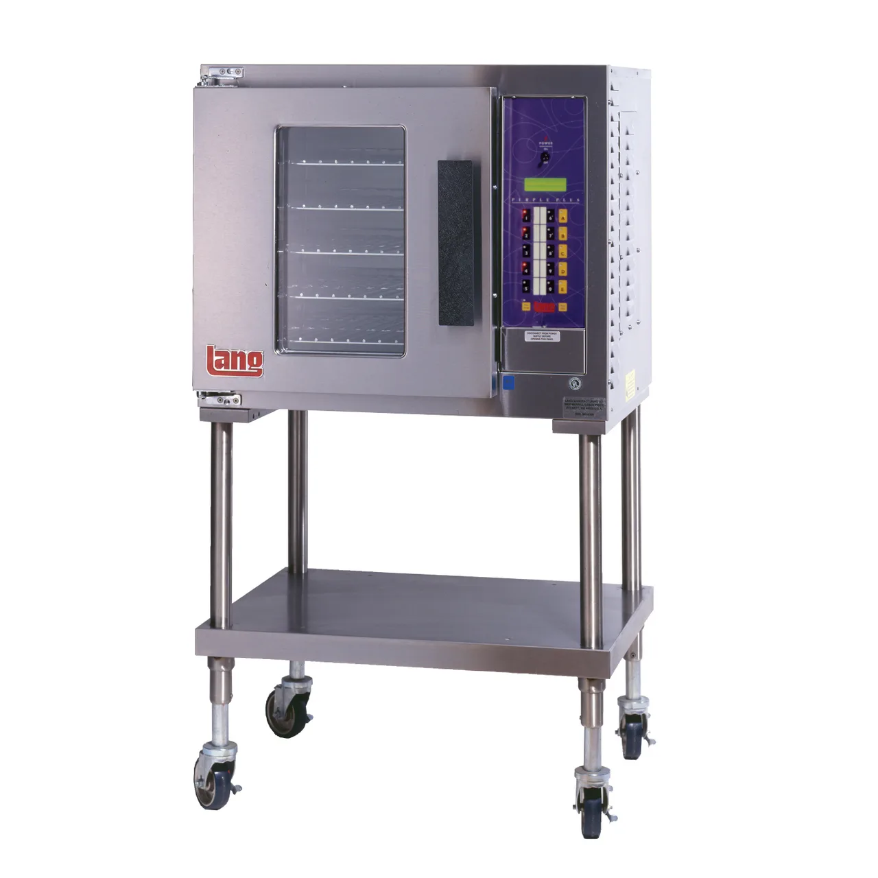 Lang ECOH-PP Single Deck Half Size Electric Convection Oven w/ Standard Depth, Touchscreen-Programmable Controls