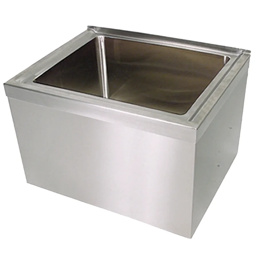BK Resources BKMS-2424-12-KIT 28" Mop Sink, 24"W x 24"L x 12"D Bowl