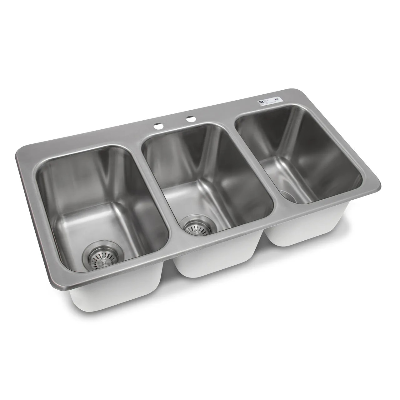 John Boos PB-DISINK101410-3-X Pro-Bowl Drop-In Sink, 3-Compartment