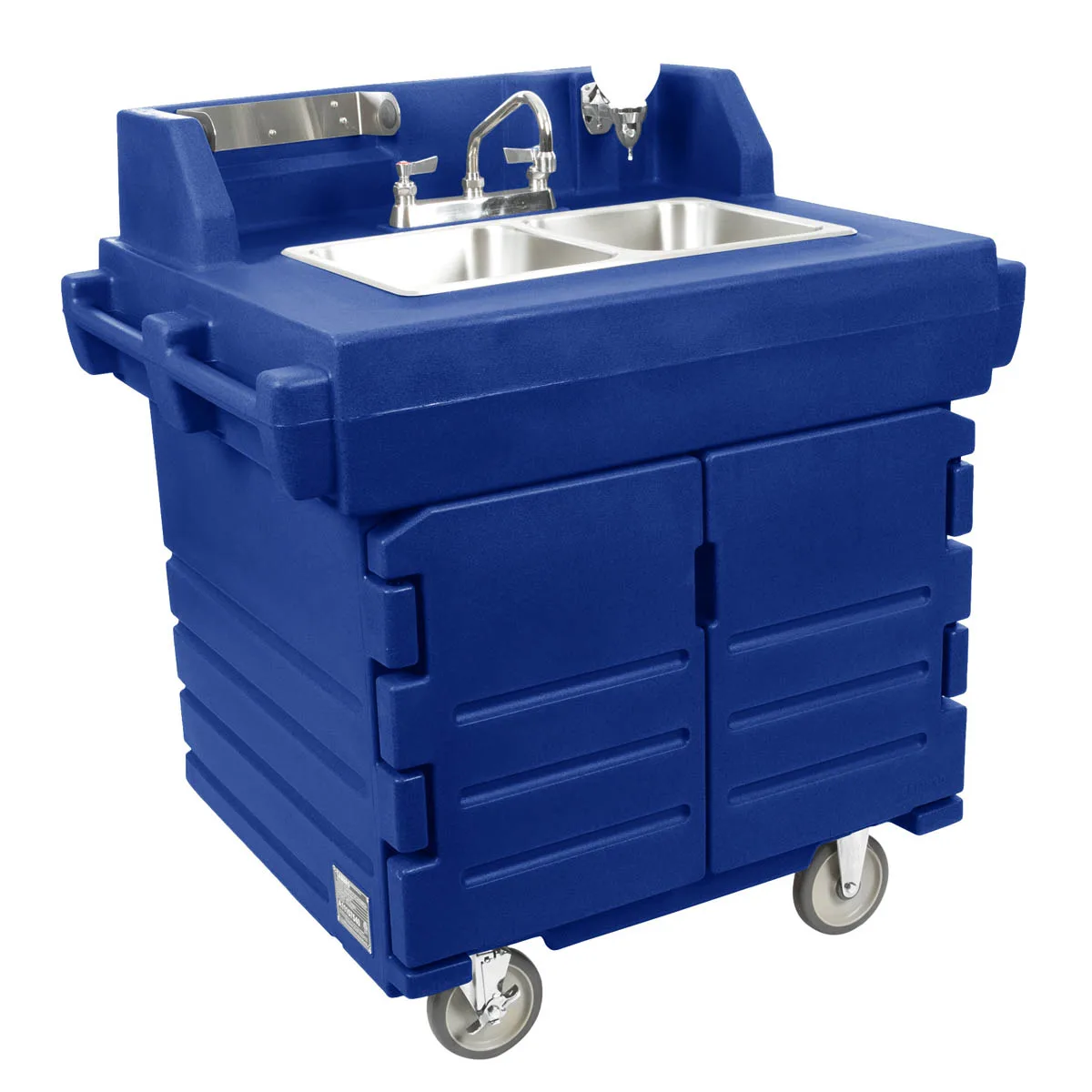 Cambro KSC402186 Camkiosk® Hand Sink Cart, with 2 Compartment Sink