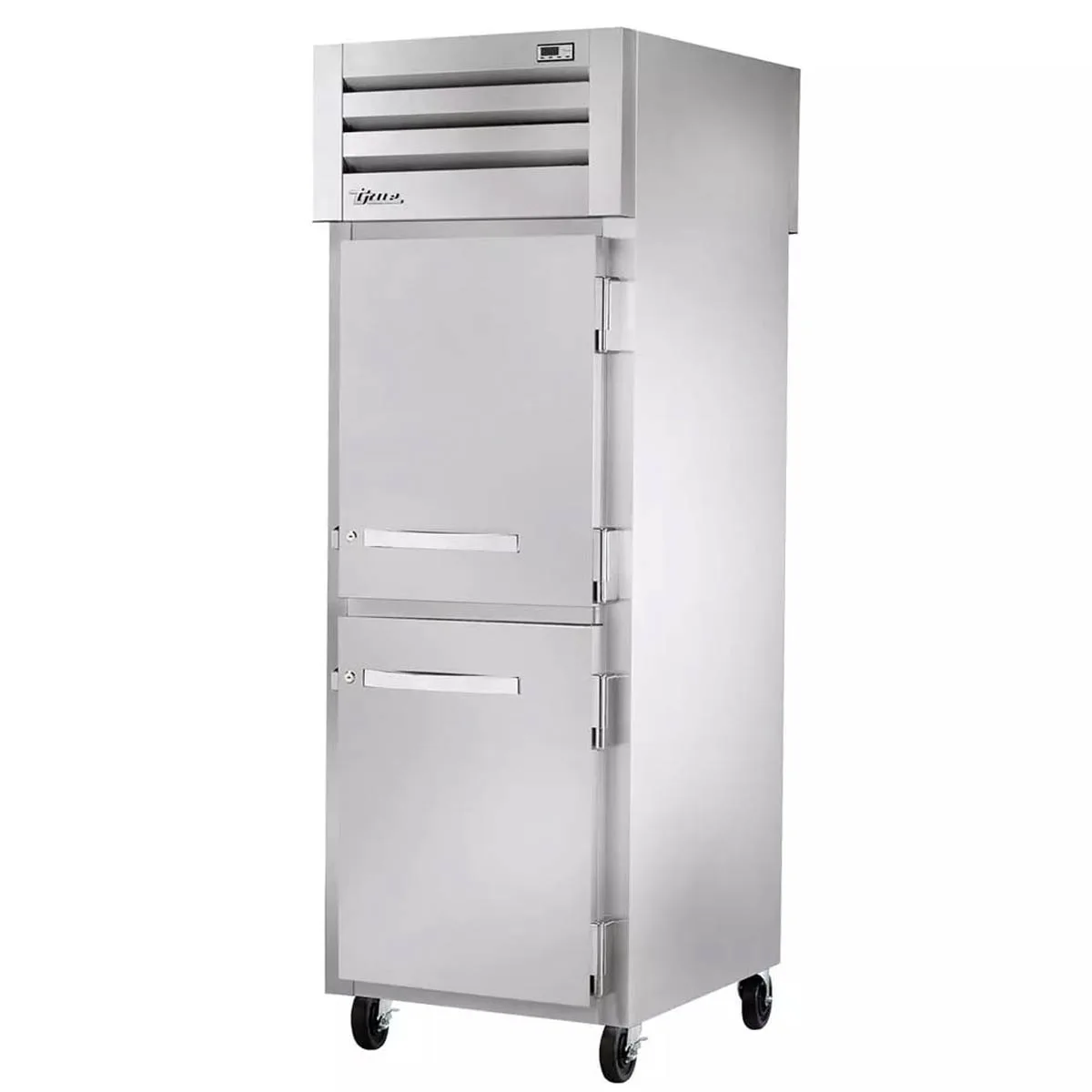 True STA1H-2HS "Full Height" 1-Section 2-Door Heated Holding Cabinet, Stainless Steel Front/Sides, 3 Shelves