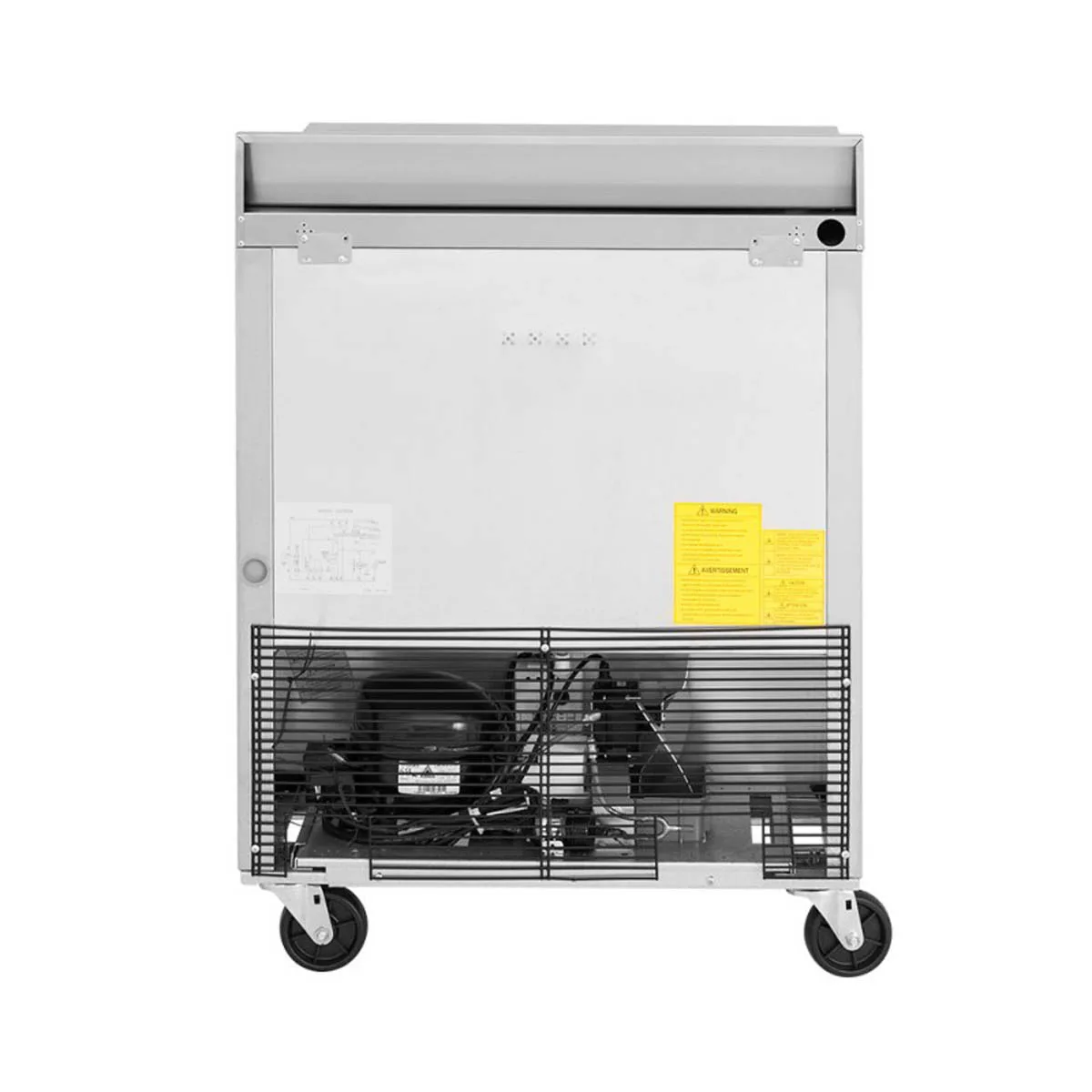 Turbo Air TWR-28SD-N 27" 1-Section Worktop Refrigerator w/ 1 Door, 6.8 cu. ft.