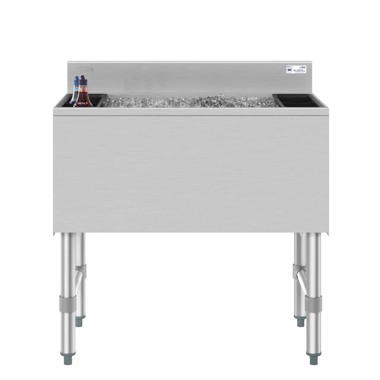 Koolmore KM-UIB-1824 Commercial Underbar Ice Bin, 24"W