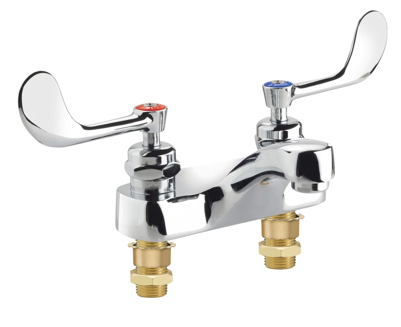 Krowne 14-540L Royal Series Deck Mount Lavatory Faucet w/ 4" Centers, Fixed Spout