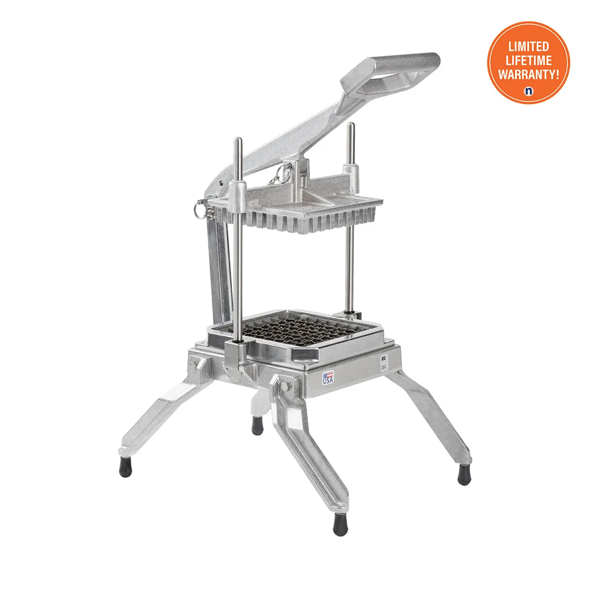 Nemco 55650-6 Manual 3/4" x 3/4" Easy LettuceKutter, Cast Aluminum Legs, Stainless Steel, Countertop, 13" Width