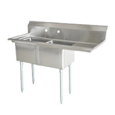 Omcan USA 25268 (2) Two Compartment Sink