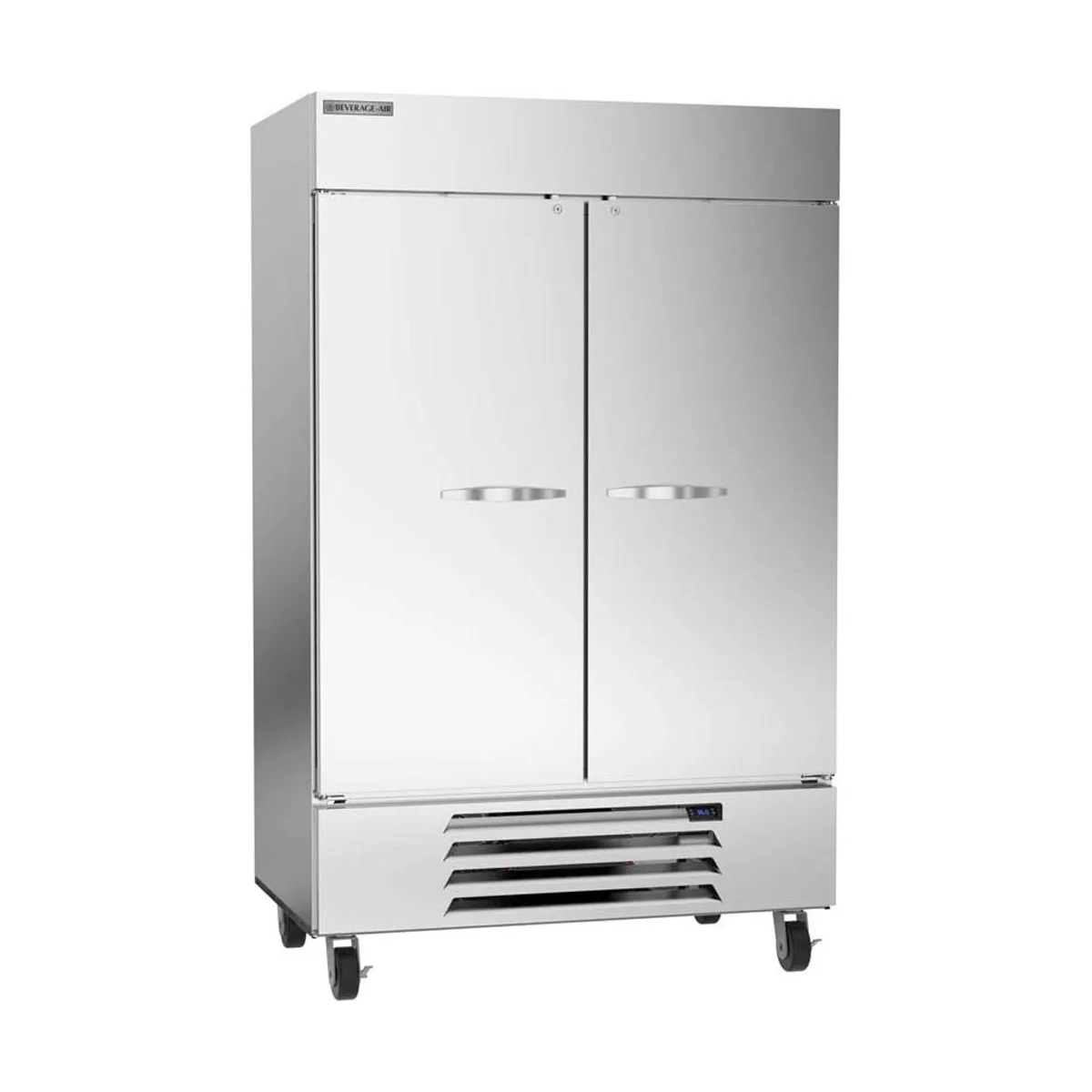Beverage Air HBR49HC-1 52" 2-Section Reach-In Refrigerator w/ 2 Solid Full Doors, Bottom Mount, 1/3 hp, 46 cu. ft.