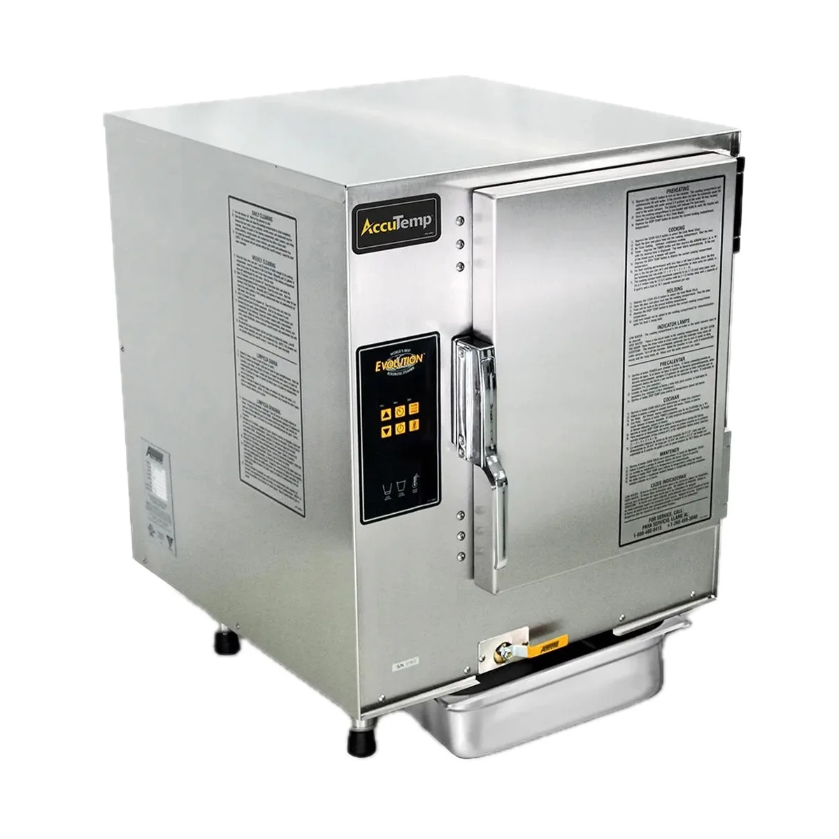 AccuTemp E62083D100 Countertop Electric Boilerless Convection Steamer, 6 Pan, Connectionless, 208V