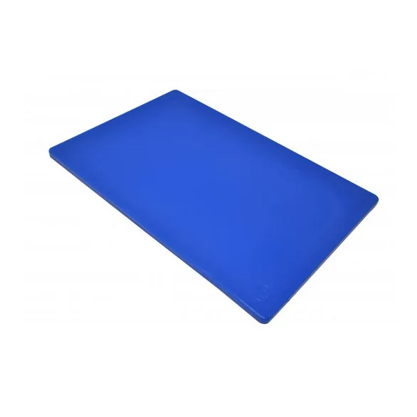Omcan USA 41197 Plastic Cutting Board, 12" x 18" x 1/2" Blue, DishwasherSafe, USDA FDA NSF