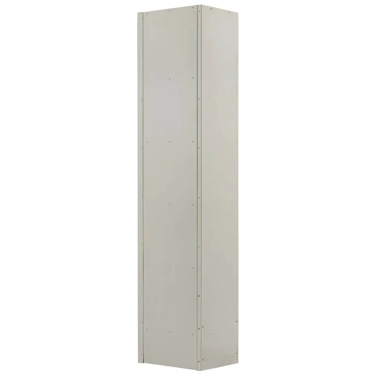 Winholt WL-55 Beige 1-Column Locker w/ (5) 10" x 12" x 12" Compartments, Perforated Doors