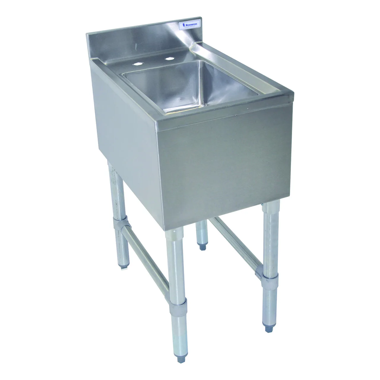 BK Resources UB4-21-1014HSS 14" Underbar Sink Units, 1 Compartment without Drainboard