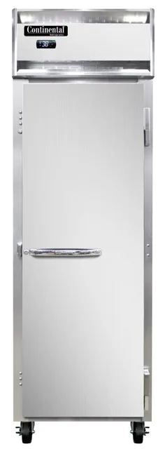 Continental Refrigerator 1RNSSPT-SD-GD 38" 2-Door Pass-Thru Refrigerator, 21 cu. ft., Top Mounted
