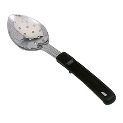Omcan USA 80731 - 13" Stainless Steel Perforated Basting Spoon with Stop‑Hook Handle, Serving Spoon