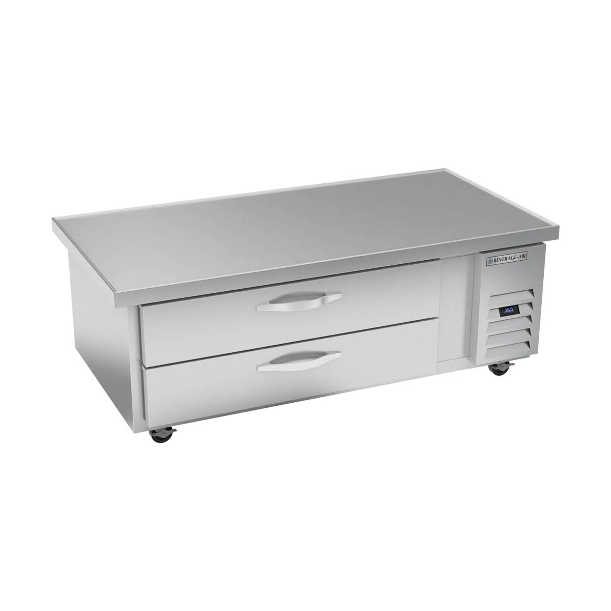 Beverage-Air WTRCS60HC-64 64" 2 Drawers Worktop Cook Stand Refrigerator w/ Marine Edge, 11.5 cu. ft.
