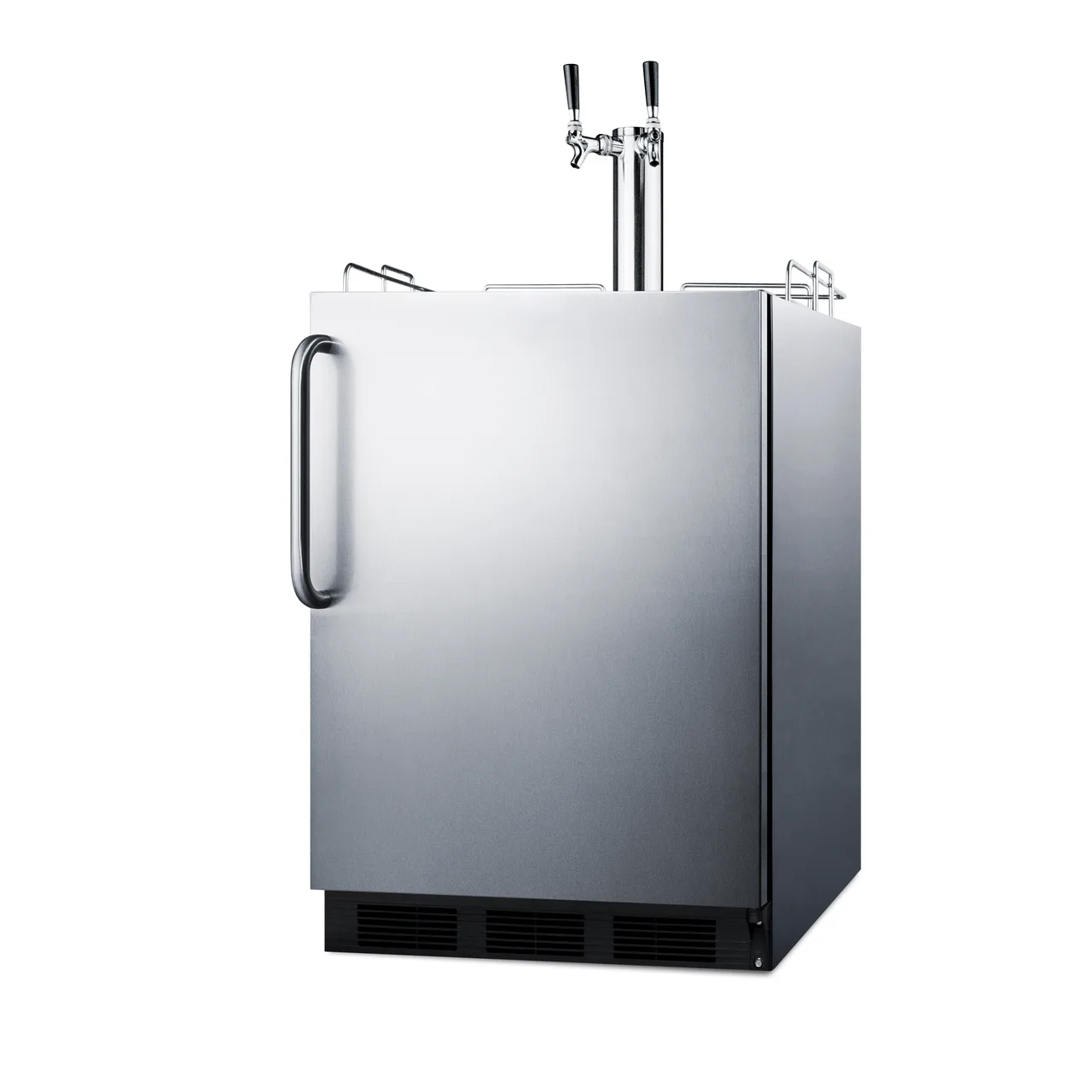 Summit SBC58BLBICSSADA 24" 1 Tower Draft Beer Cooler Dispenser, 5.5 cu. ft.
