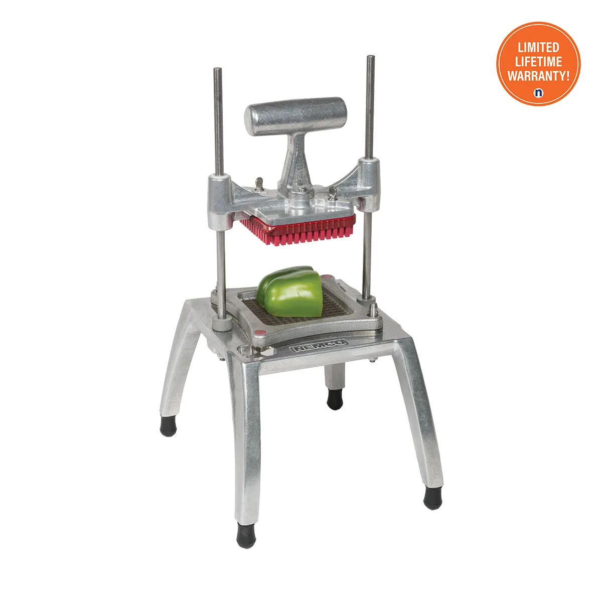 Nemco 57500-2 Easy Chopper 3™ Dicer, 3/8" Cut, 4¼" Area, Cast Aluminum Base, Color‑Coded Blades
