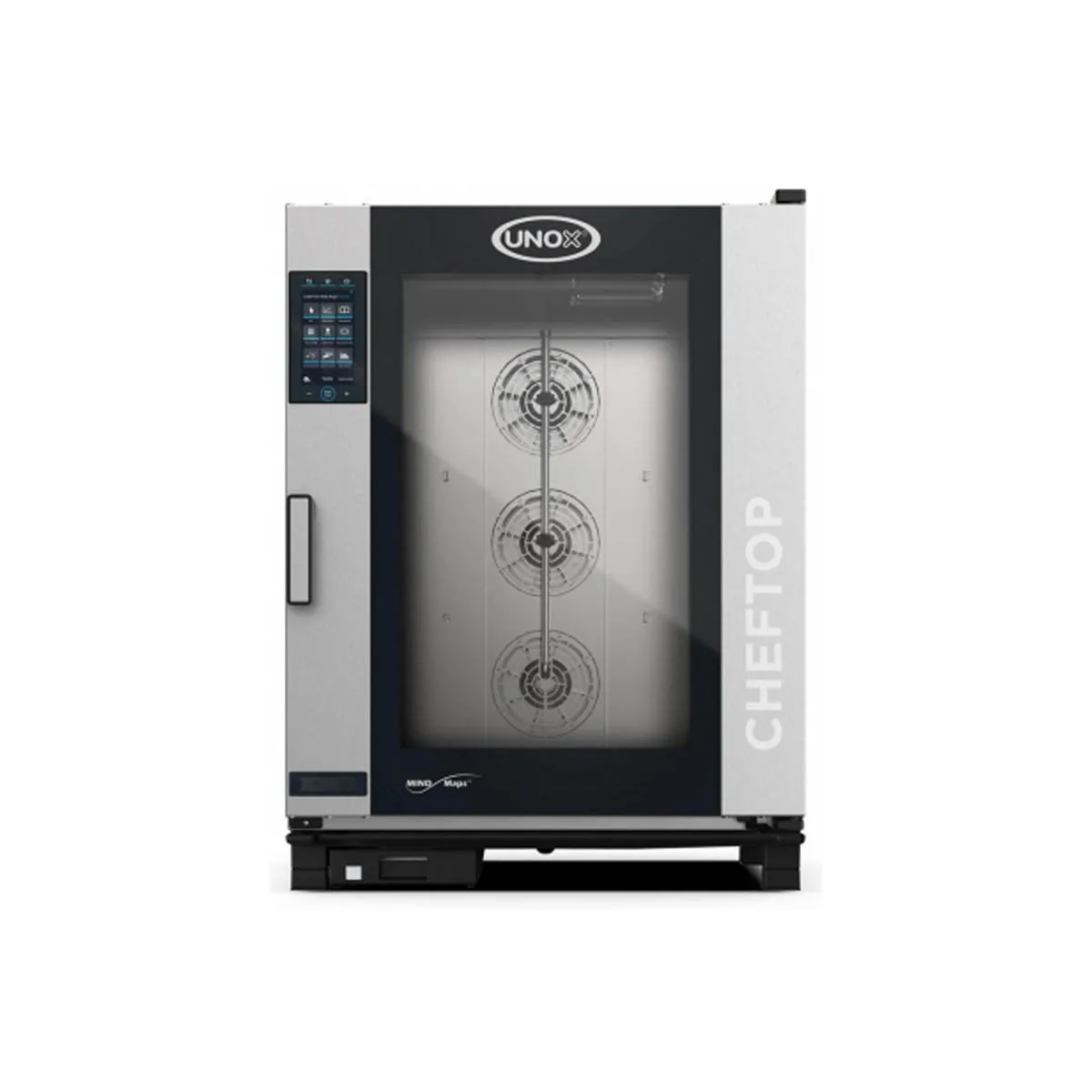 UNOX XAVC-10FS-EPLM Full Size 10 Pan Electric Combi Oven w/ MIND.Maps Plus, Touchscreen, Steam Generator, 208/240V