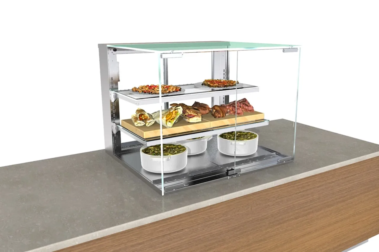 Structural Concepts NE3627HSV 36" Reveal® Service Heated Slide In Counter Case