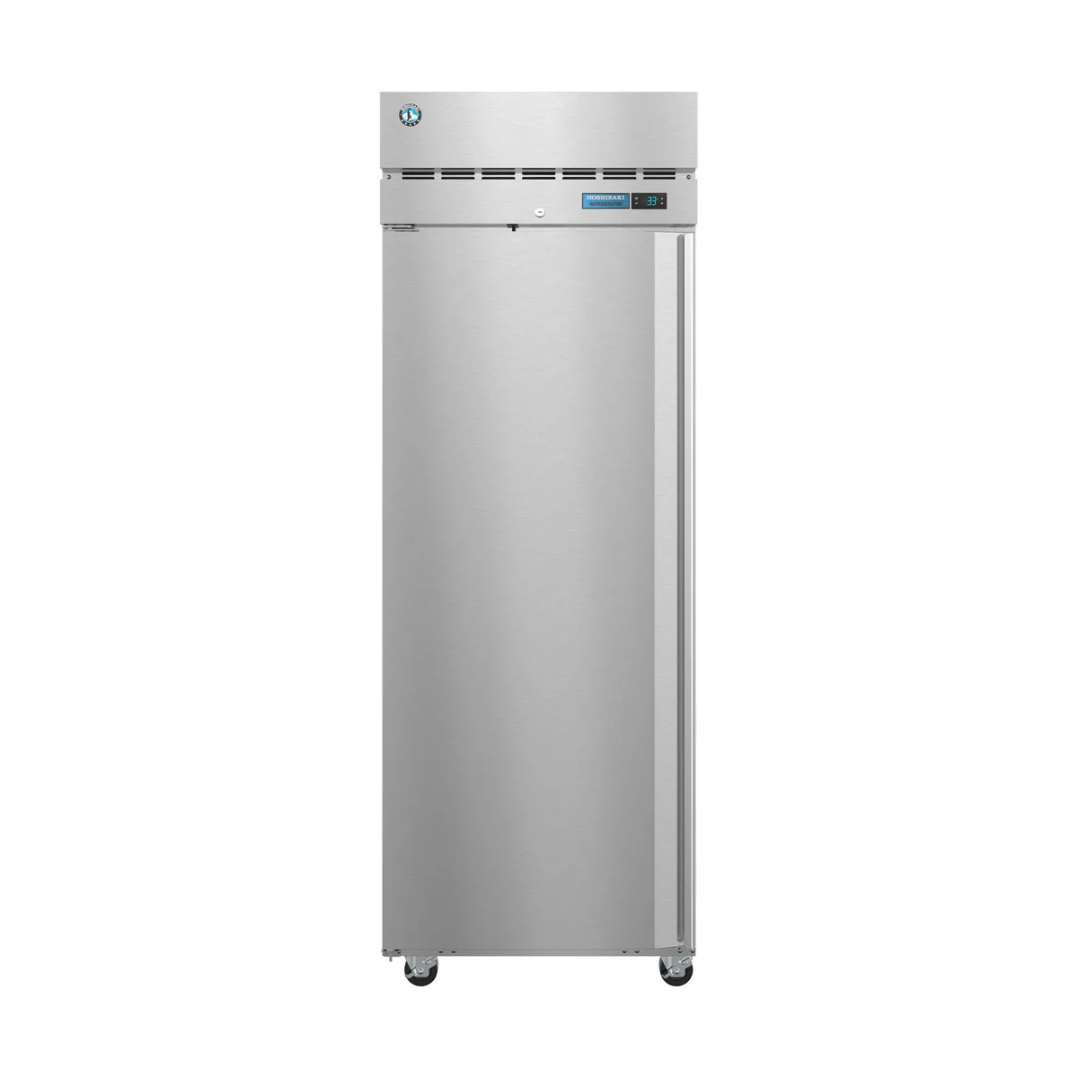 Hoshizaki R1A-FSL 27" 1-Section Reach-In Refrigerator w/ Left Hinged Solid Door, All Stainless Steel, 23 cu. ft.