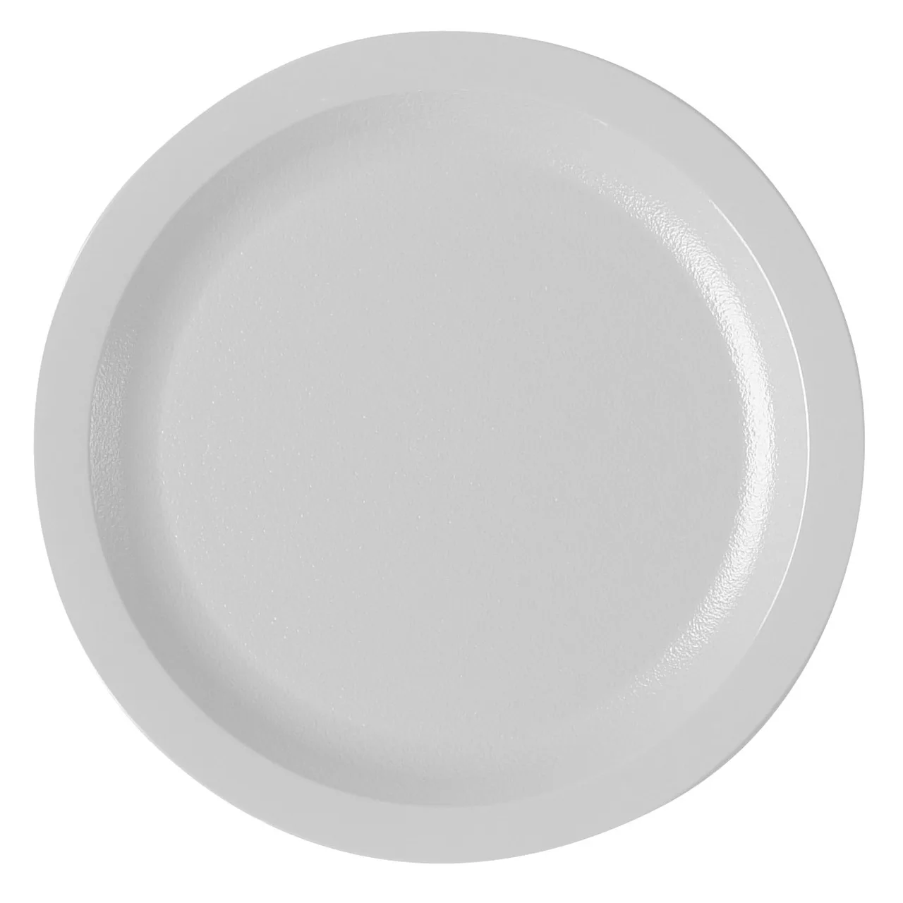 Cambro 725CWNR148 Plate – 7-1/4" White Polycarbonate, Narrow Rim, Scratch‑Resistant Finish