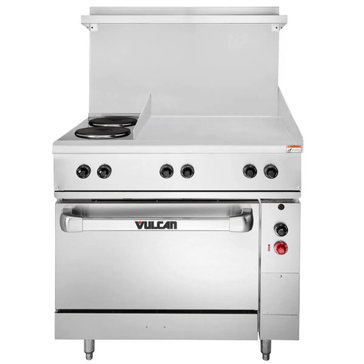Vulcan EV36S-2FP24G480 Restaurant Range, Electric, 36"