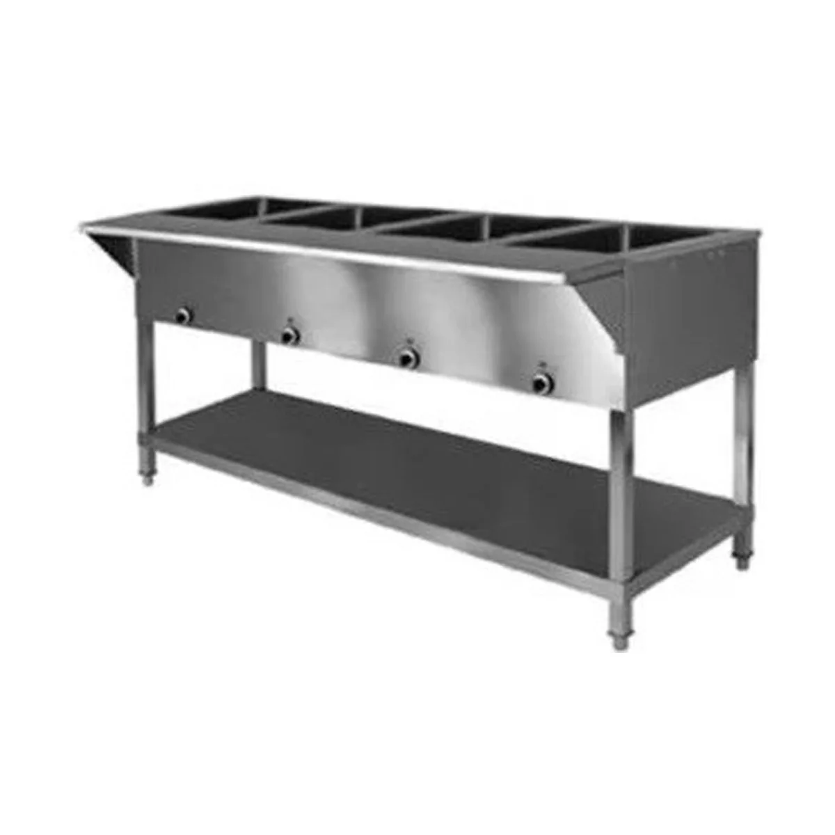 Klinger's Trading SW4H120 62" Electric Hot Food Serving Counter, (4) Sealed Wells