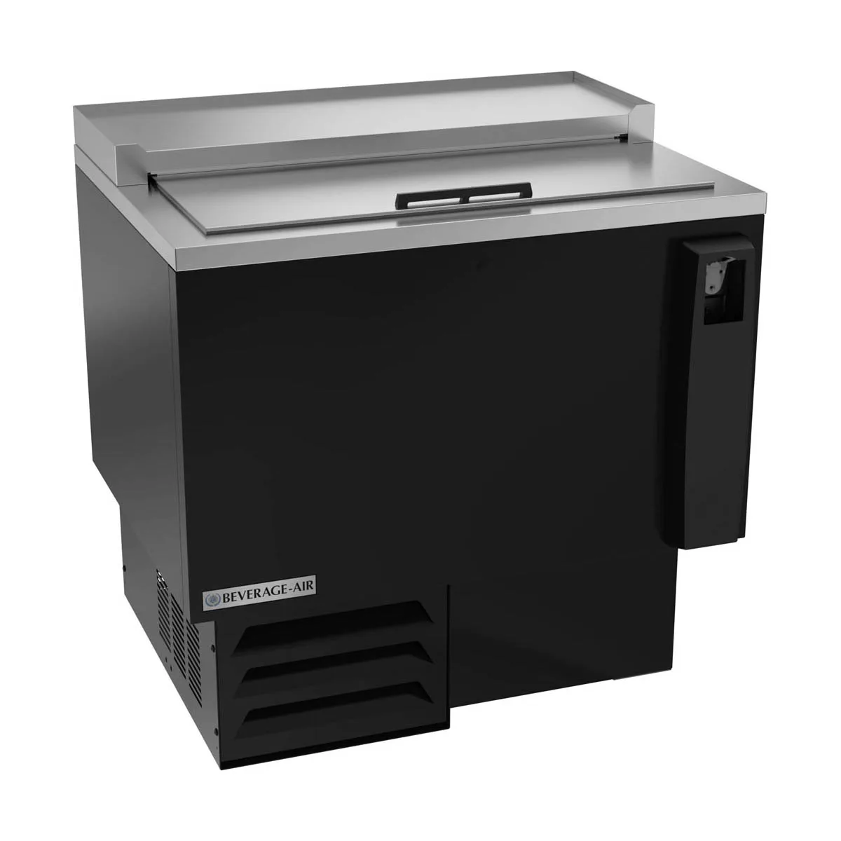 Beverage Air SF34HC-B 34" Shallow Well Bottle Cooler, 6.7 cu. ft., Bottom Mount