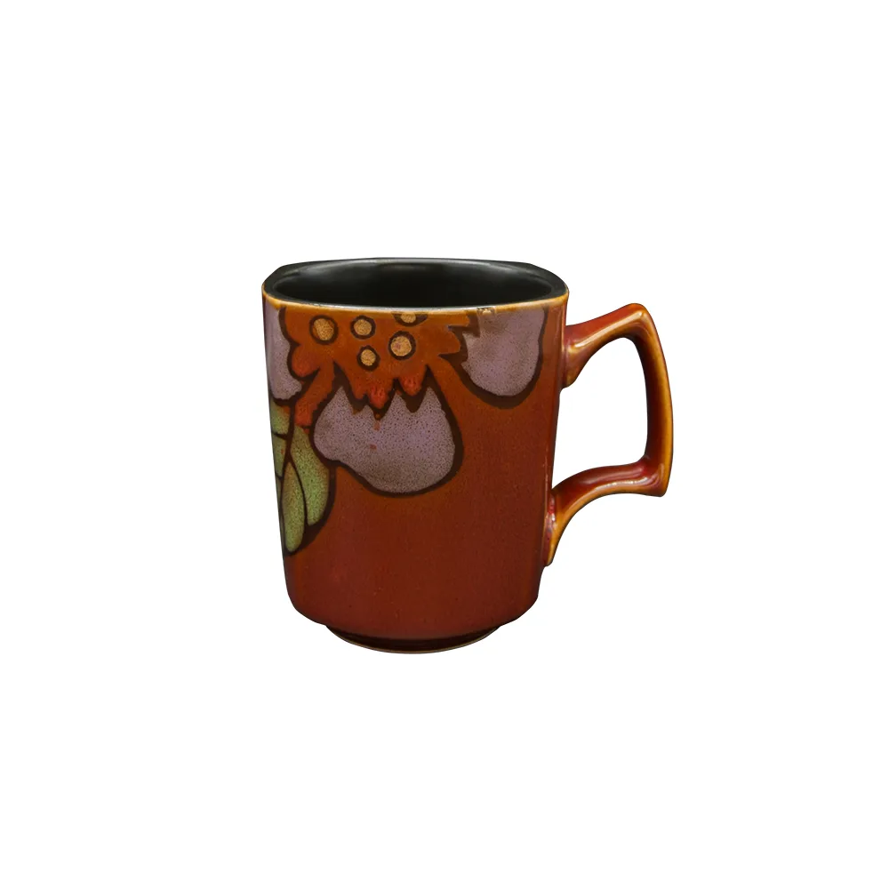 CAC China 112014-SQ17 Tikal Square China Mug, 12‑13 oz Capacity, 3 1/4" Square Size, 12oz, - 1 Dozen