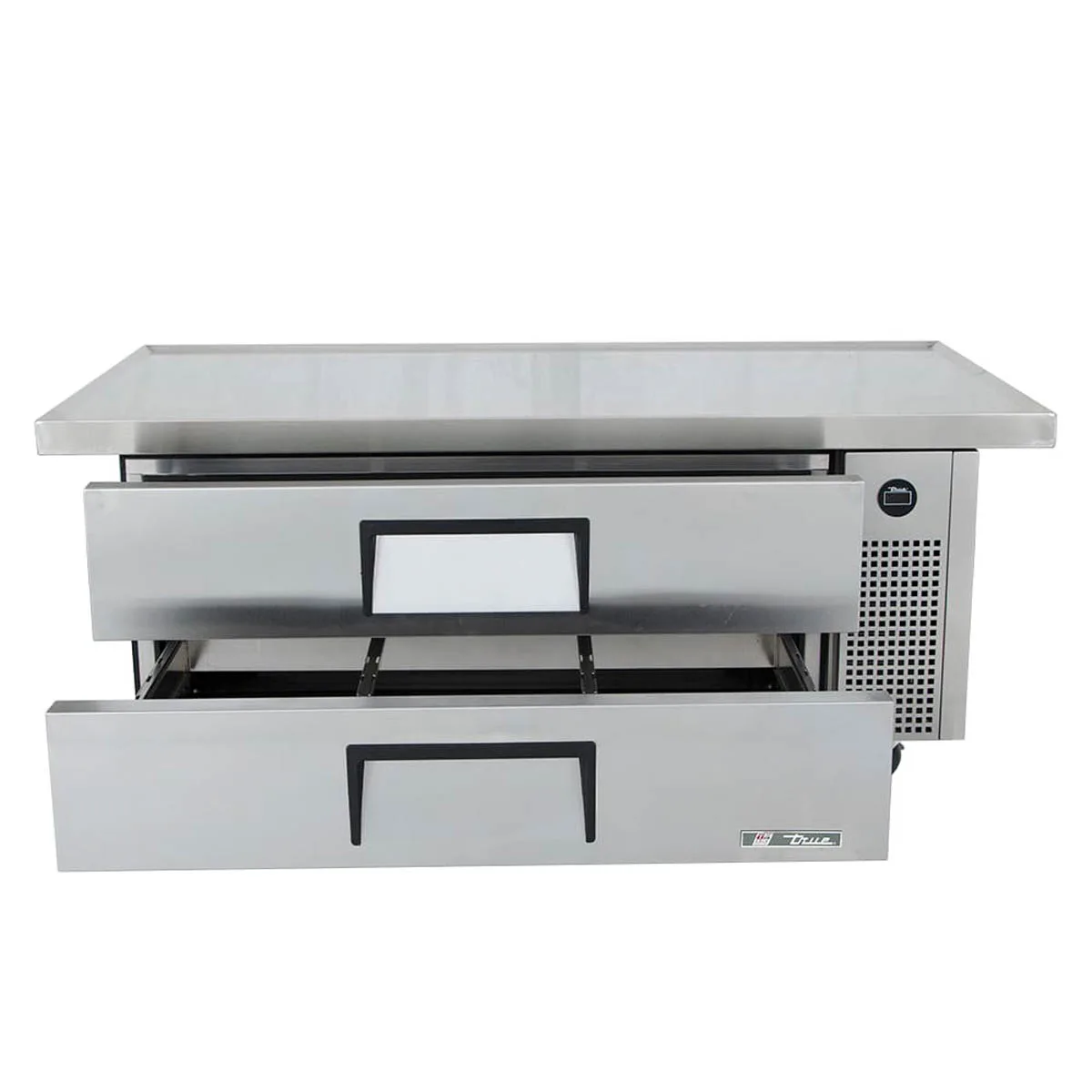 True TRCB-52-60-HC 60" 2 Drawers Refrigerated Chef Base,  (6) 12" x 20" Pan Capacity