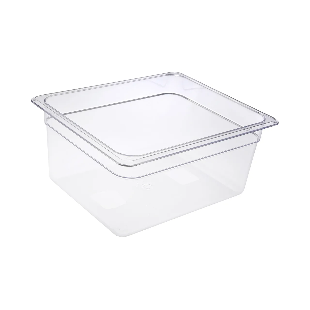 CAC China PCFP-H6 Polycarbonate Food Pan, Half-Size, 6" Deep, Clear, Non-Stick Interior