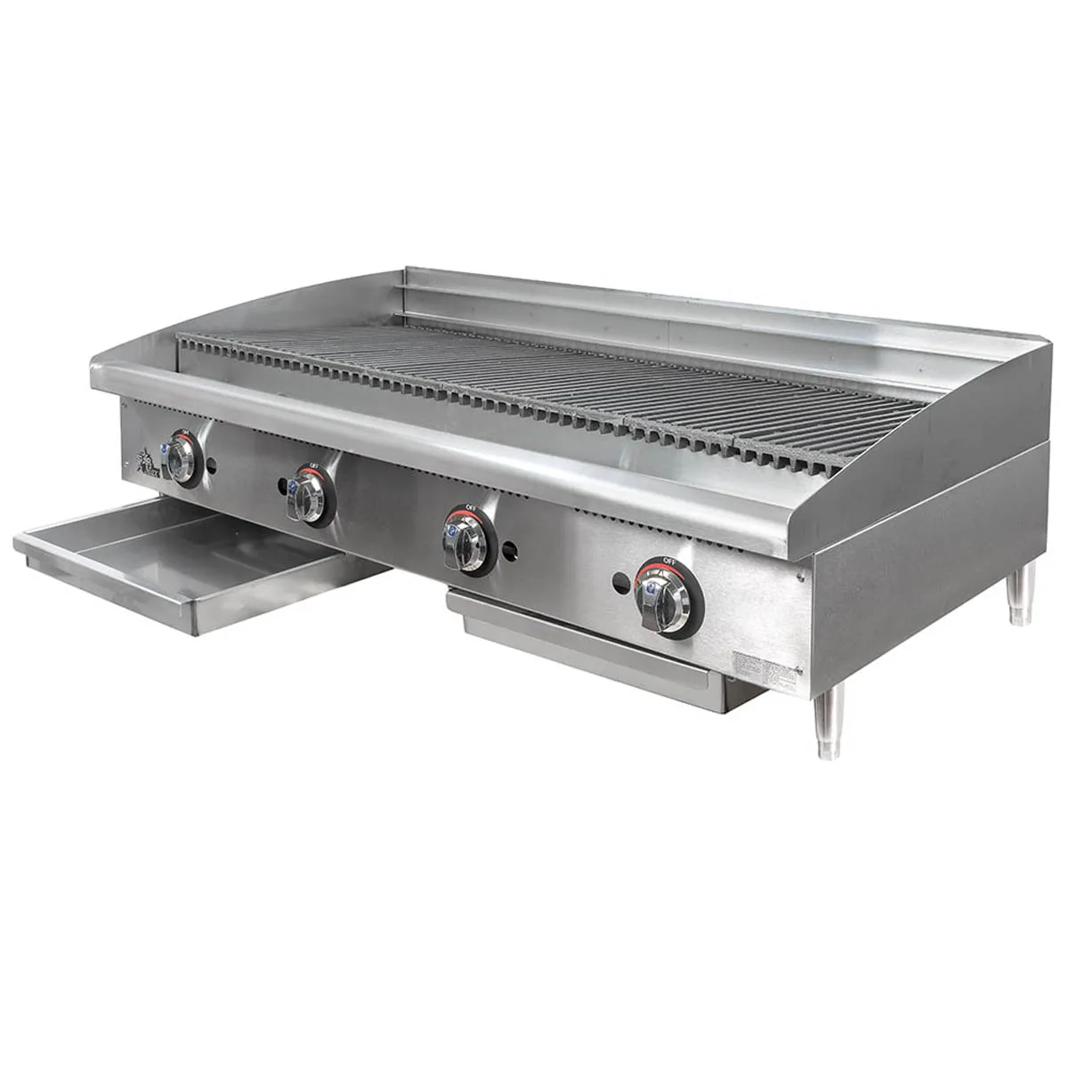 Star 6148RCBF 48" Countertop Gas Radiant Charbroiler w/ (4) Burners, 140.000 BTU
