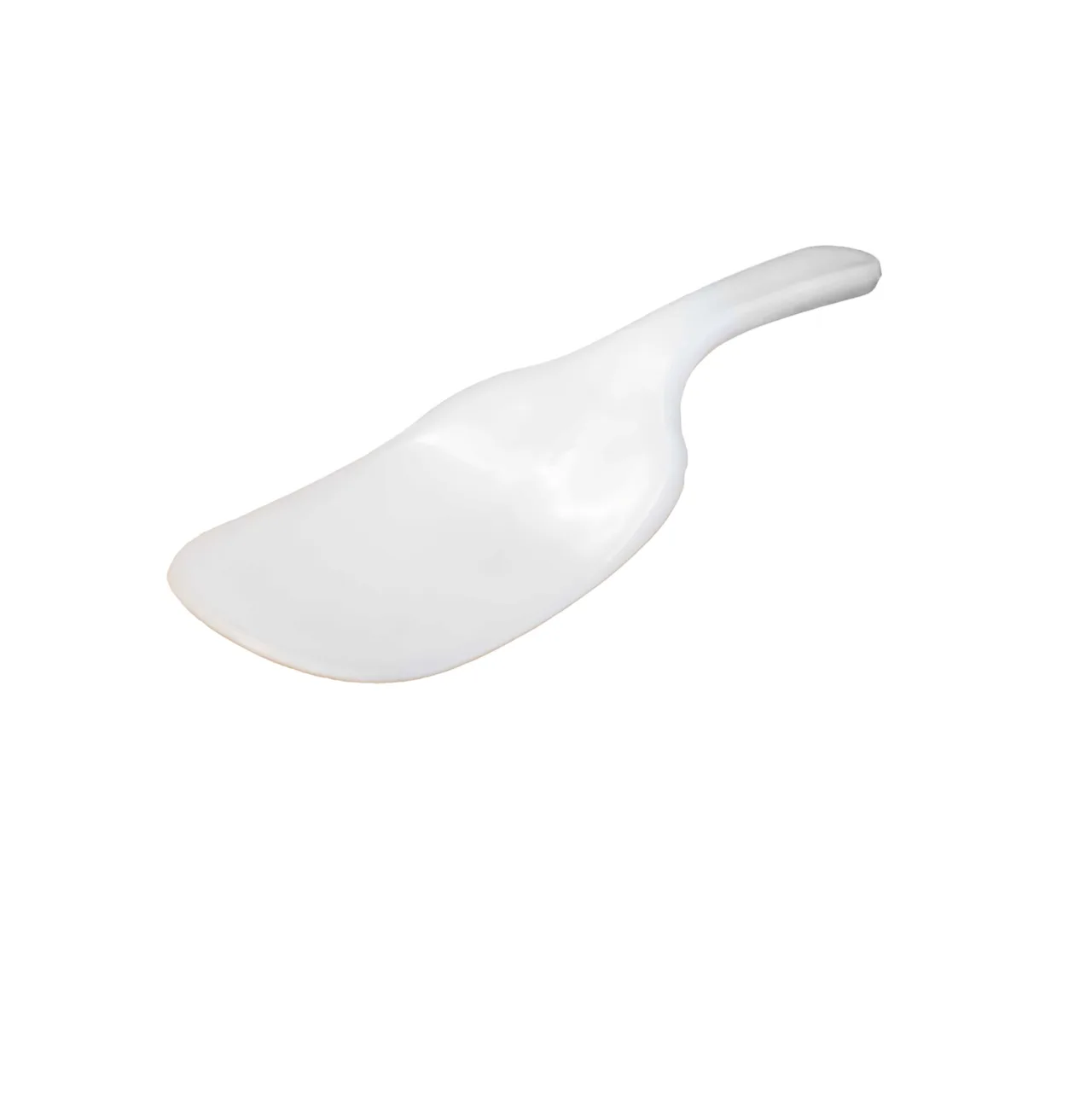 Omcan USA 14252 Hamburger Patty Scoop, White Plastic Mixing Paddle, Poly Paddle, Plastic Handle