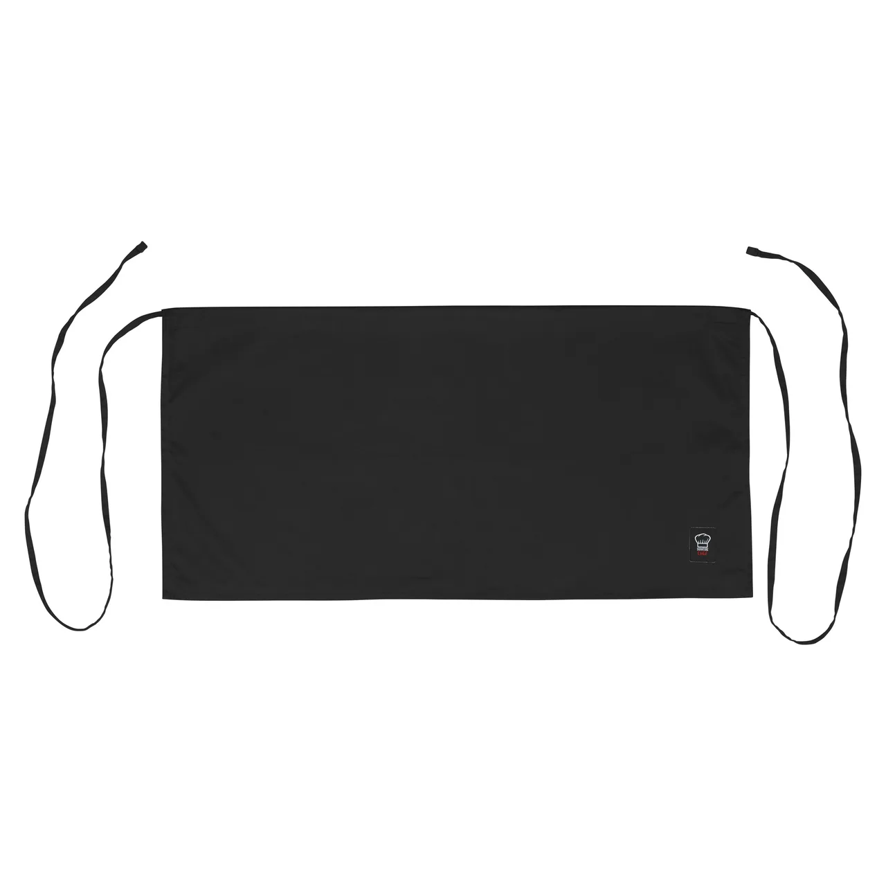 Winco WA4-3417K Four-Way Apron, 34"L X 17"W, Machine Wash And Dry, black