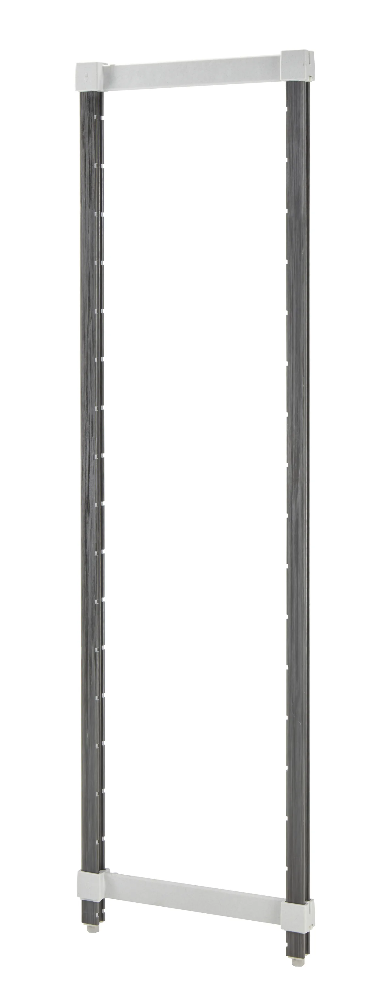Cambro EXPK2184480 Camshelving Elements XTRA Post Kit, 21.5W x 84.75H, Stationary, Speckled Gray, Plastic Finish